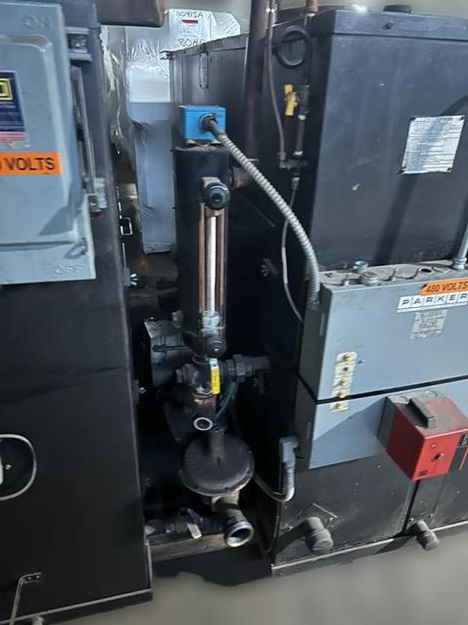 Used Parker Boiler Co. 1725 LB/HR High-Pressure Steam Boiler – 1998