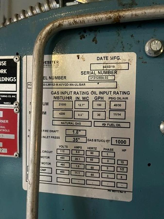 Used Complete CHP Plant Package — Boilers Generators HRSG Fuel Tank & Auxiliary Equipment 2019