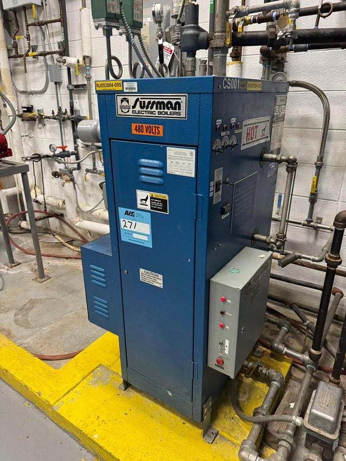 Used Sussman SSB100 Electric Steam Boiler - 102 kW, 480V 3-Phase, ASME, National Board (Serial# N6-13488)