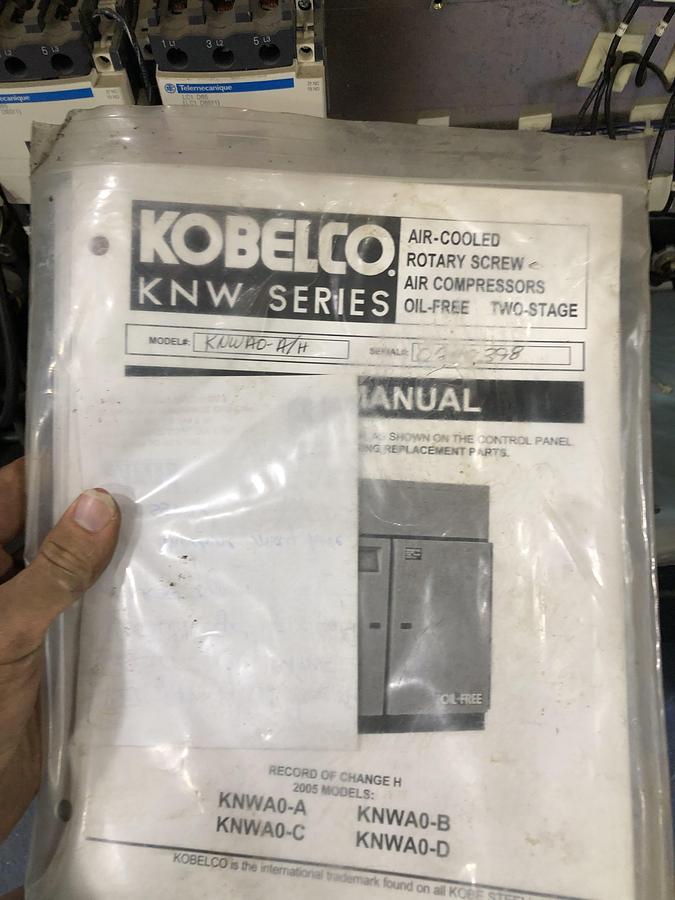 Used Kobelco Oil-Free Rotary Screw Air Compressor KNW Series