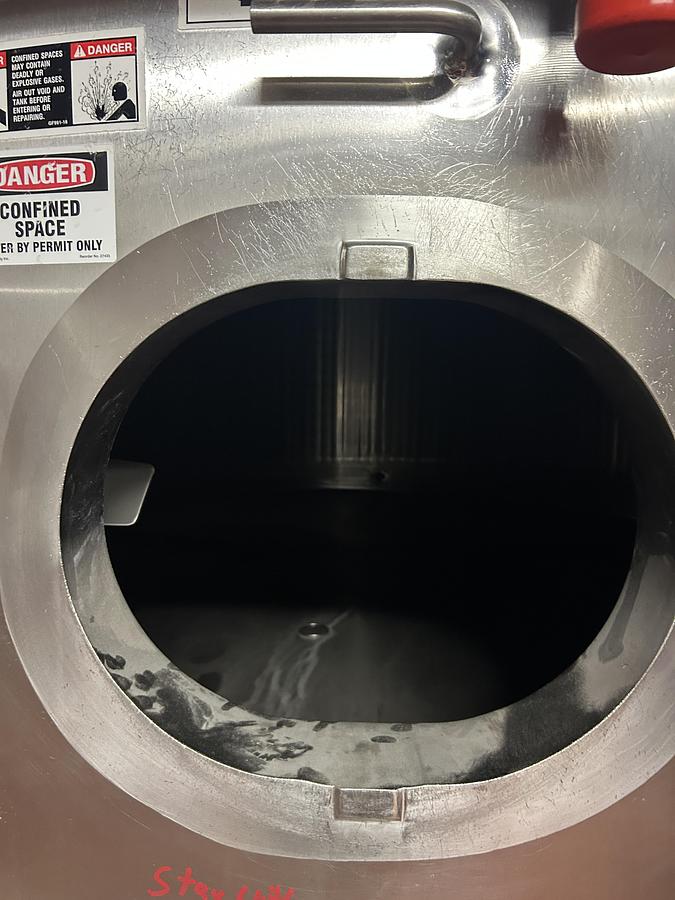 Used Walker Stainless 20,000 Gallon Jacketed Stainless Steel Storage Tanks SA240/T316L R-717 Lot of 4 1997