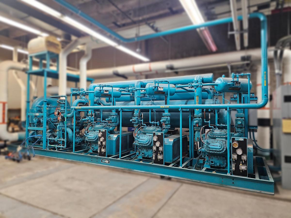 Used Toromont CIMCO Industrial Refrigeration System - 300 Ton Capacity with Heat Exchangers (2010)