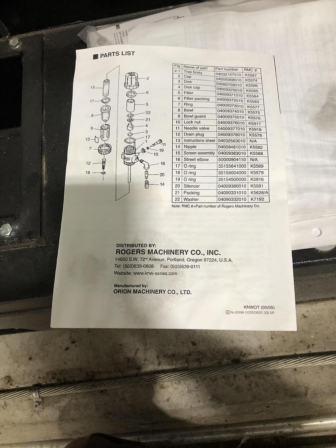 Used Kobelco Oil-Free Rotary Screw Air Compressor KNWA1-G/H