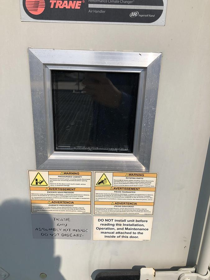 Used Trane Performance Climate Changer Industrial Air Handler CSAA035UBL00 Unit 5