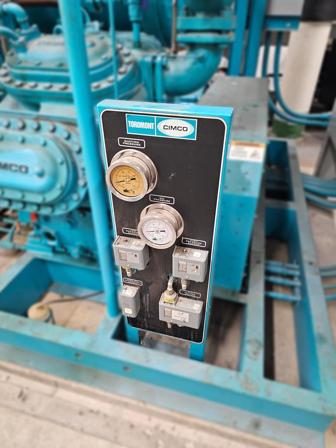 Used Toromont CIMCO Industrial Refrigeration System - 300 Ton Capacity with Heat Exchangers (2010)