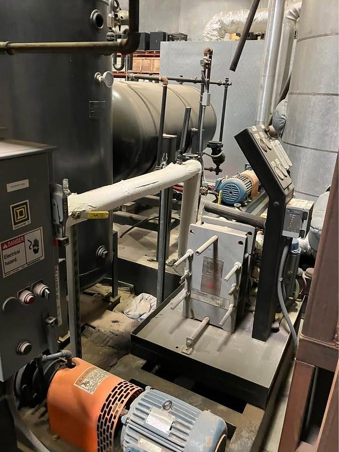 Used Parker Boiler Thermal Liquid Heater 125 PSI HT1920 1920000 BTU Natural Gas