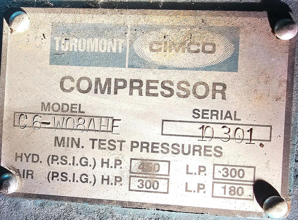 Used Toromont CIMCO Industrial Refrigeration System - 300 Ton Capacity with Heat Exchangers (2010)