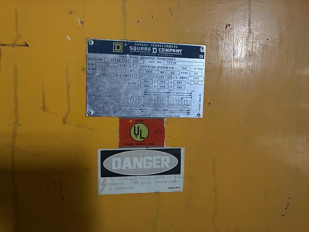 Used Square D Electrical Substation System for Diesel Generator Integration