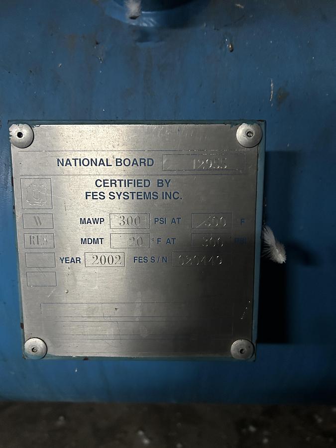 Used FES / GEA Industrial Ammonia Screw Compressor Package Natural Refrigerant R-717 2002