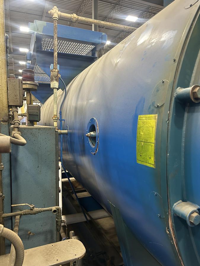 Used Cleaver Brooks CBLE-200-350-150ST 350 HP 150 PSI Packaged Steam Boiler Low NOx 2015