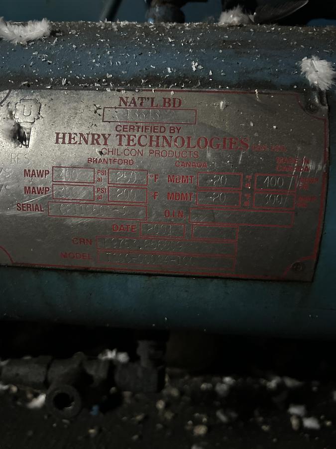 Used FES / GEA Industrial Ammonia Screw Compressor Package Natural Refrigerant R-717 2002