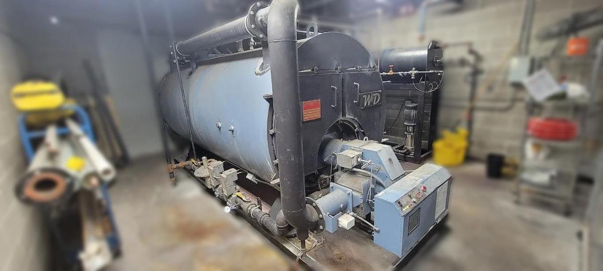 Used Williams & Davis 150HP Steam Boiler w/ Ancillary Equipment - Model 3100D-150S, 5,175 MBH Input (2017)