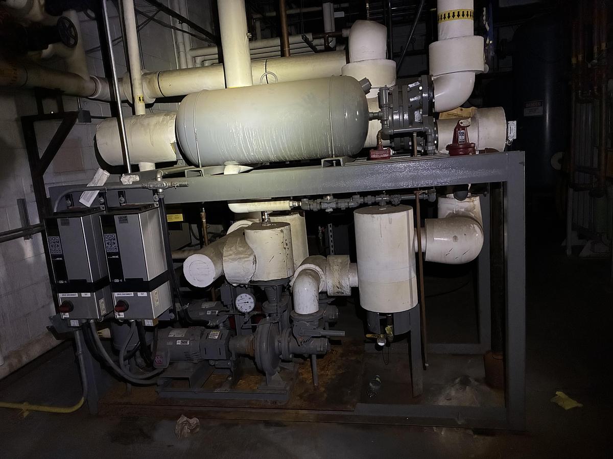 Used Industrial VFD-Controlled Pump System with Dual Danfoss Drives