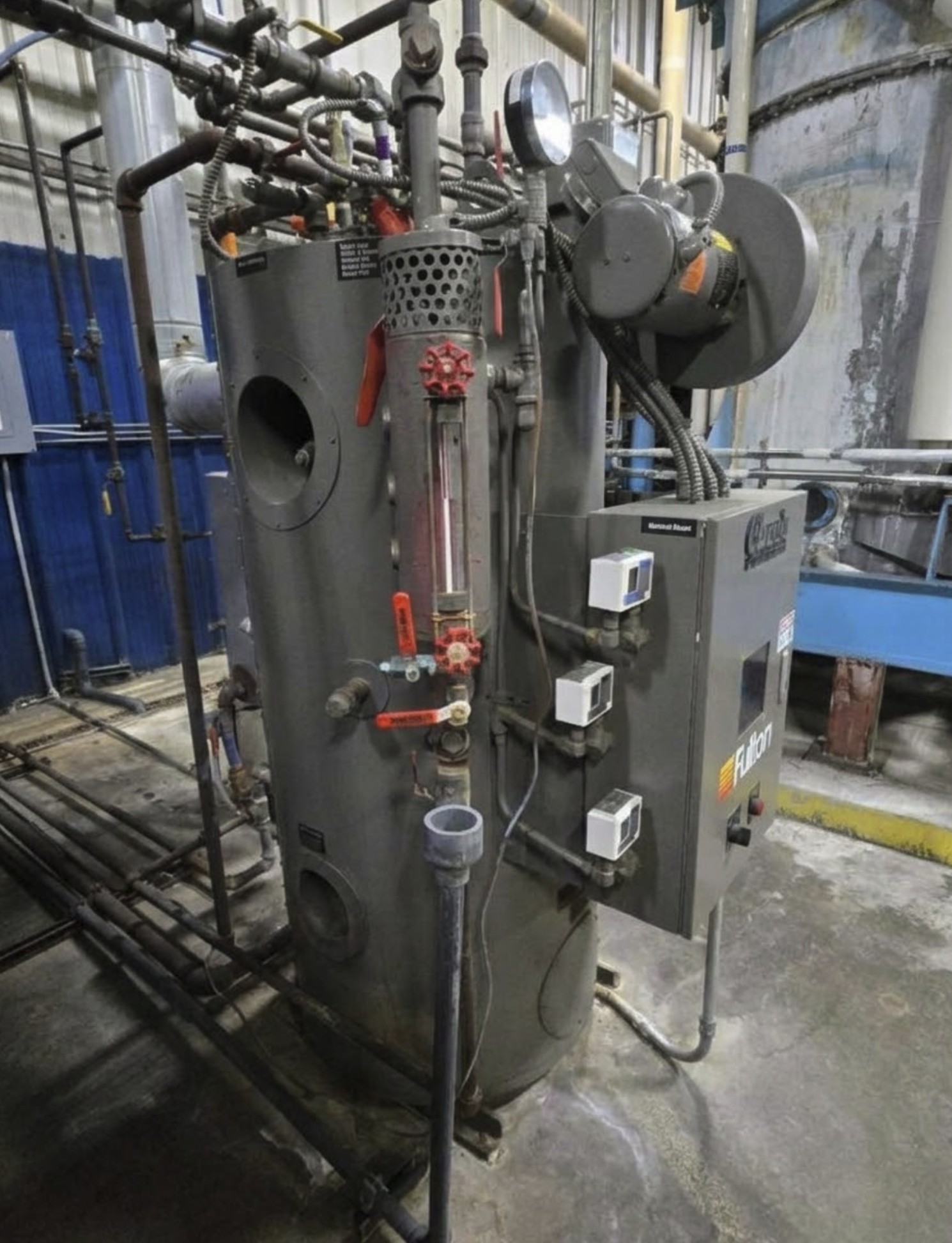 Used Fulton Classic 10HP 150PSI FB-010-A Vertical Tubeless Steam Boiler Natural Gas 2023