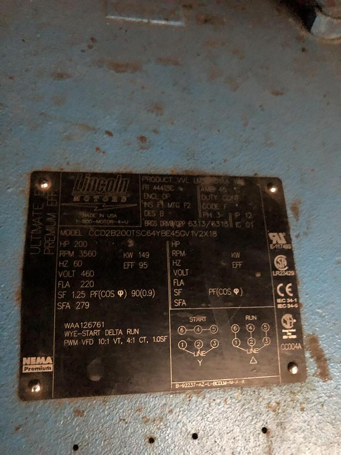 Used Kobelco Oil-Free Rotary Screw Air Compressor KNWA1-G/H