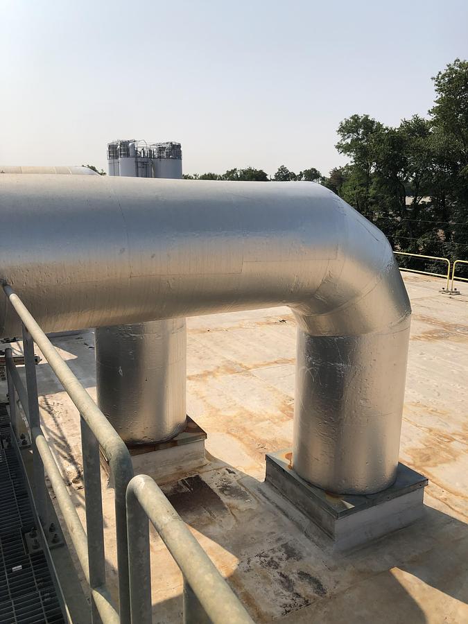 Used Industrial Ventilation Fan Package - Skyplume Exhaust System & Rotodyne CV-250/400-P16K30