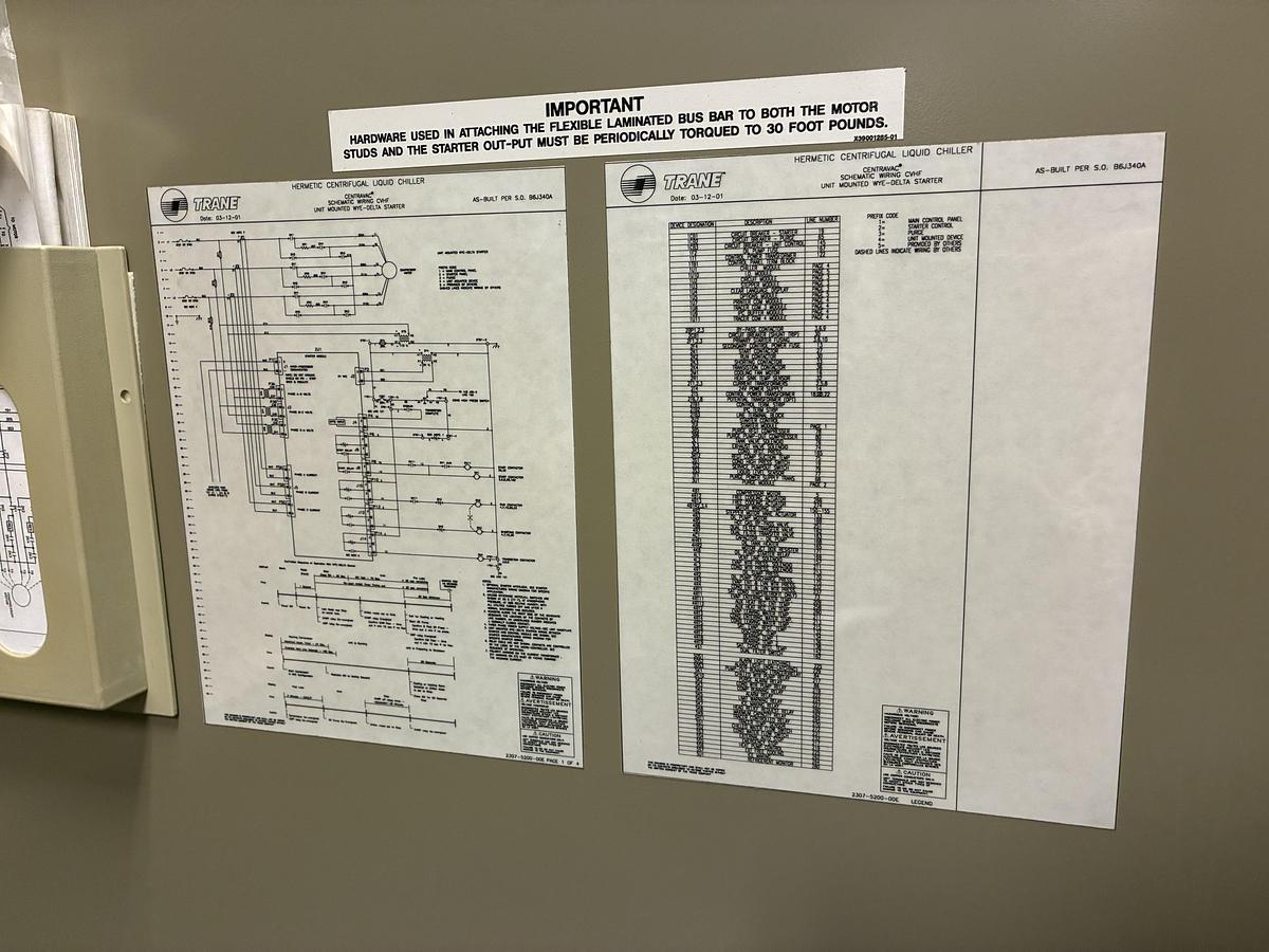 Used Trane Hermetic Centrifugal Liquid Chiller with Adaptive Frequency Drive