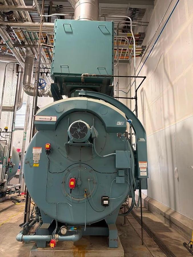 Used Cleaver Brooks CBEX-E-700-700-250ST Steam Boiler 700 HP 250 PSI Natural Gas 2019