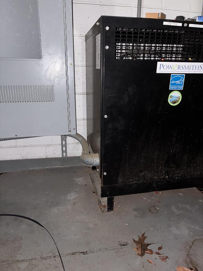 Used Powersmiths 75 kVA Energy-Efficient Dry-Type Transformer