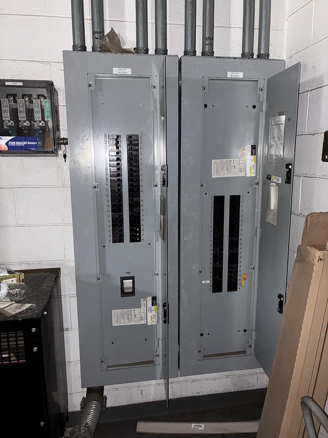 Used Commercial Electrical Distribution Panel System with Zone Master Series TVSS