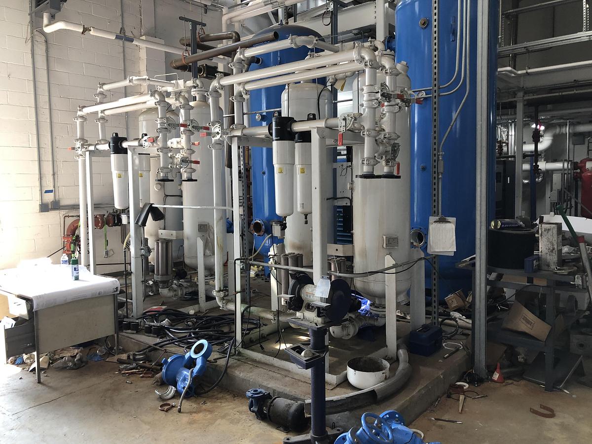 Used SPX FLOW Deltech Compressed Air Dryer System HCS-930