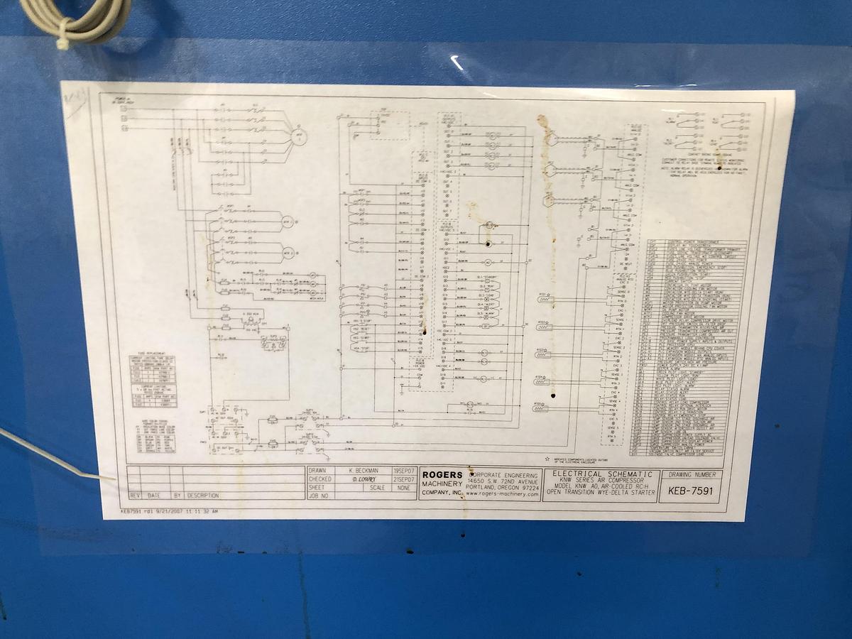 Used Kobelco Oil-Free Rotary Screw Air Compressor KNW Series