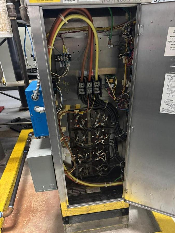 Used Sussman SSB135 Electric Steam Boiler - 144 kW, 480V 3-Phase, 500 lb/hr, ASME, Stainless Steel (2015)