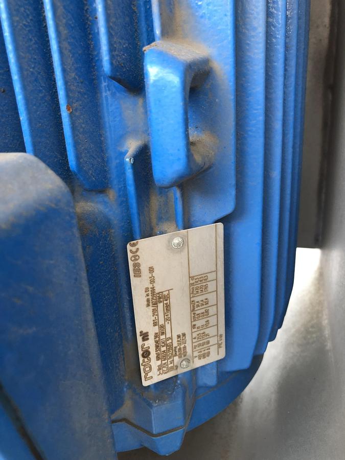 Used Skyplume SW-800-6X27° BIFC Industrial Exhaust Fan with Vertical Discharge Stack (2021)