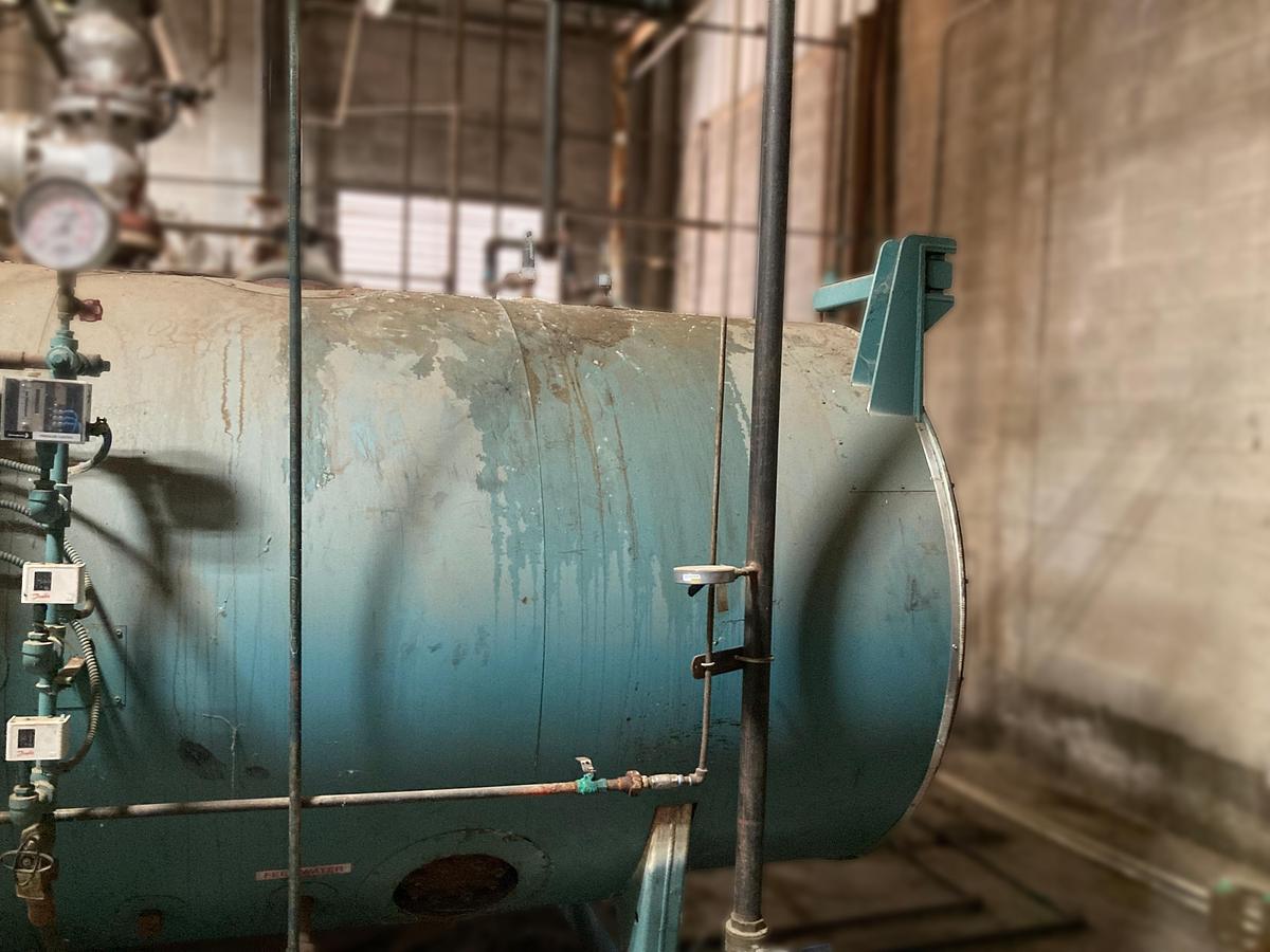 Used Cleaver-Brooks 100 HP 300 PSI Steam Boiler System + Feedwater Tank (2015)