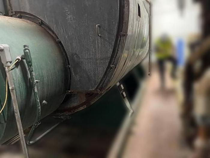 Used 750 HP Johnston Boiler Co 150 PSI Steam Boiler 1993 Model PFTA 750-4G-150S