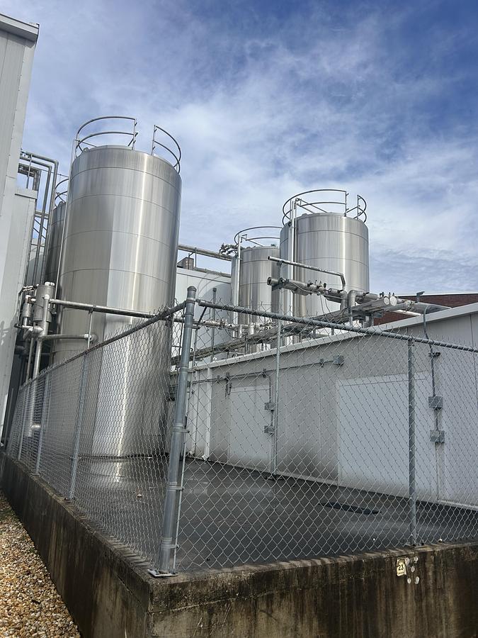 Used Walker Stainless 20,000 Gallon Jacketed Stainless Steel Storage Tanks SA240/T316L R-717 Lot of 4 1997