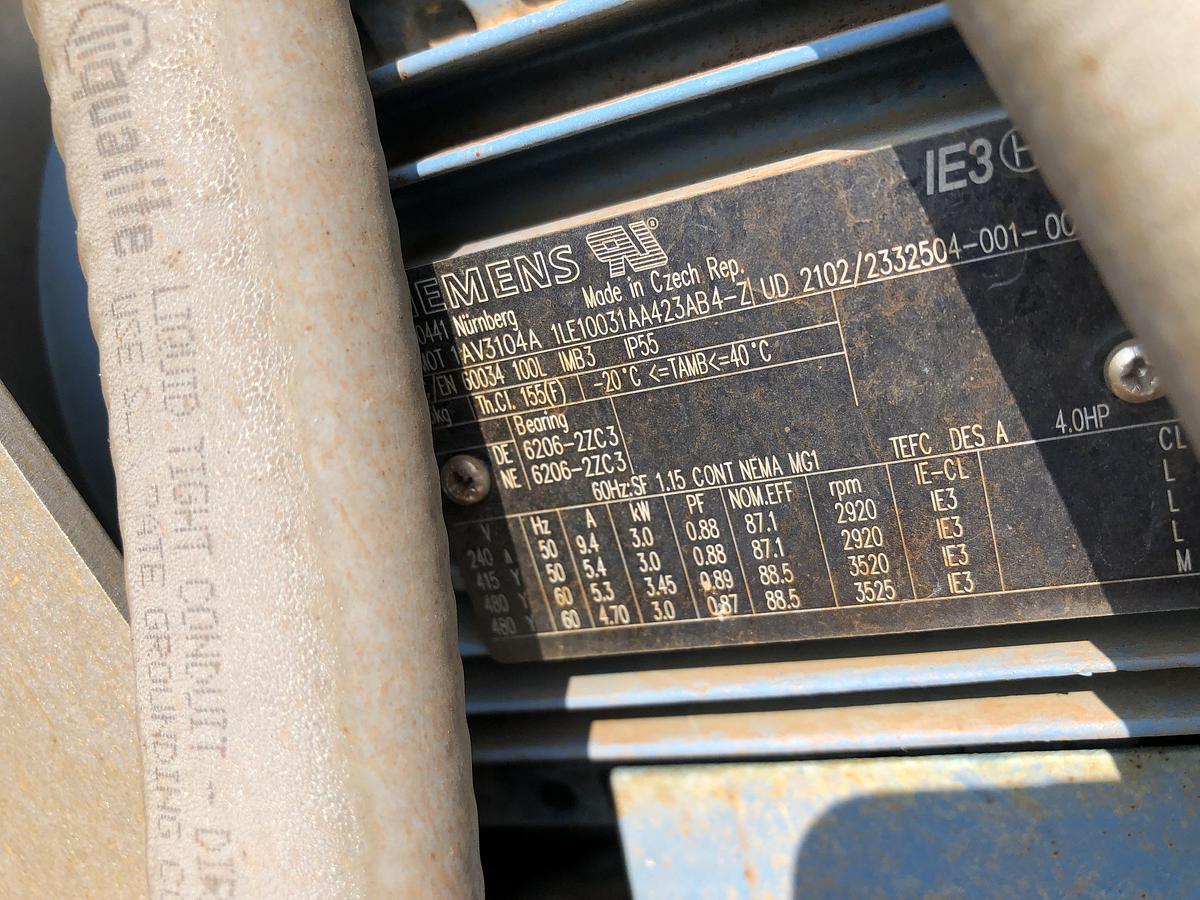 Used Industrial Ventilation Fan Package - Skyplume Exhaust System & Rotodyne CV-250/400-P16K30