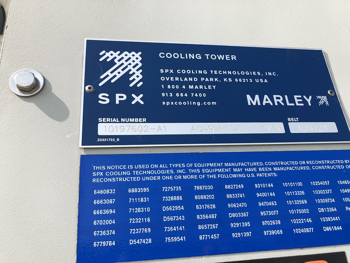 Used SPX Marley Cooling Tower CT-9201
