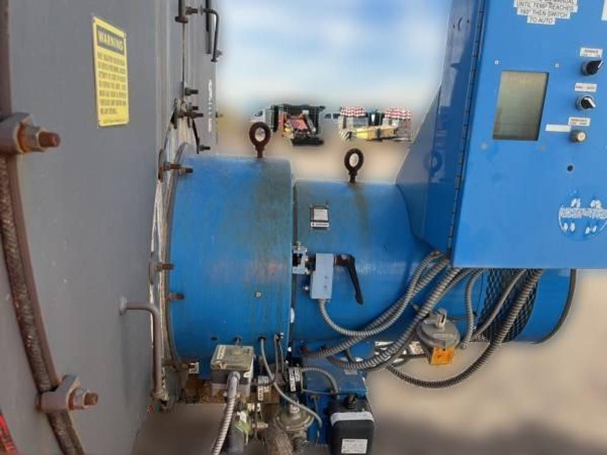 Used 250 HP Hurst 500 Series Scotch Marine Hot Water Boiler – 125 PSI – 2013
