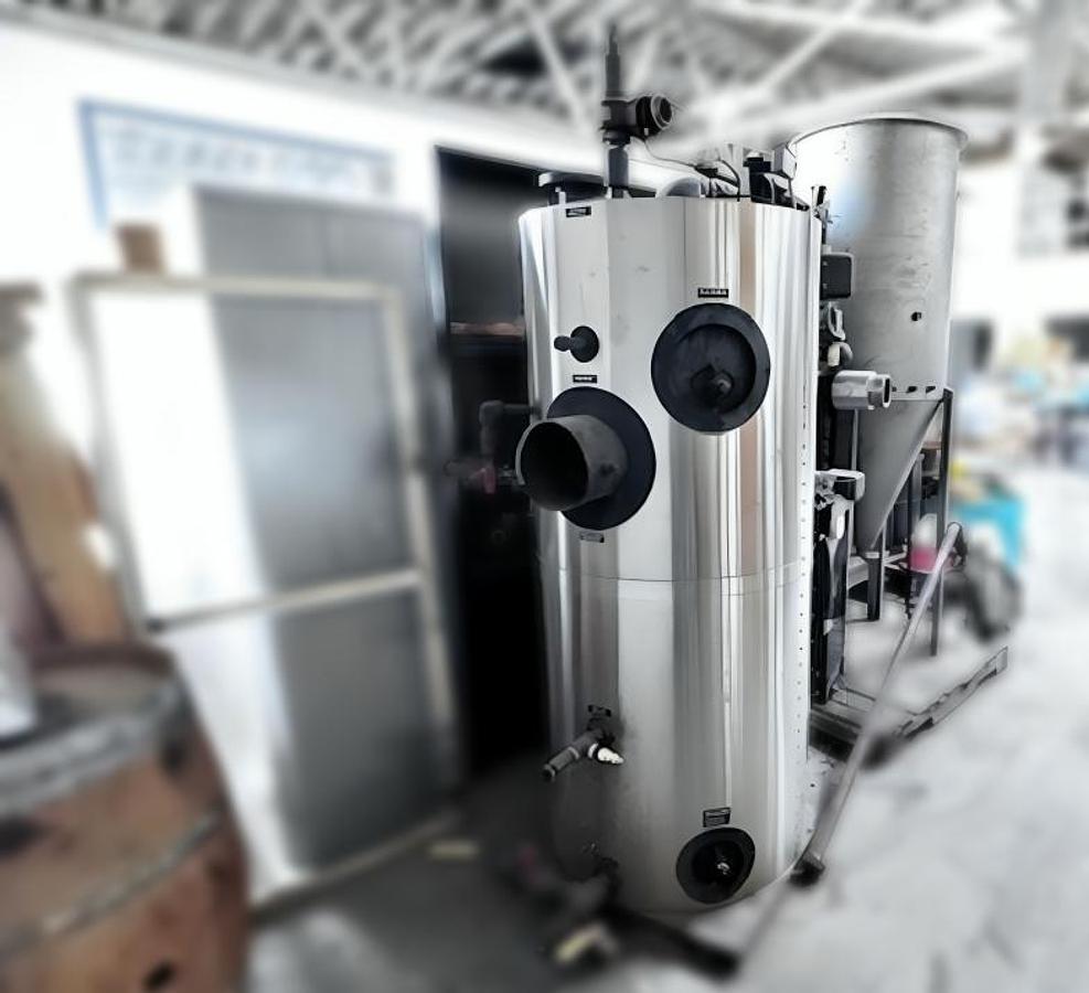 Used Fulton Vertical Spiral Rib Tubeless Boiler System – 2018, 1,050,000 BTU/hr, 150 PSI