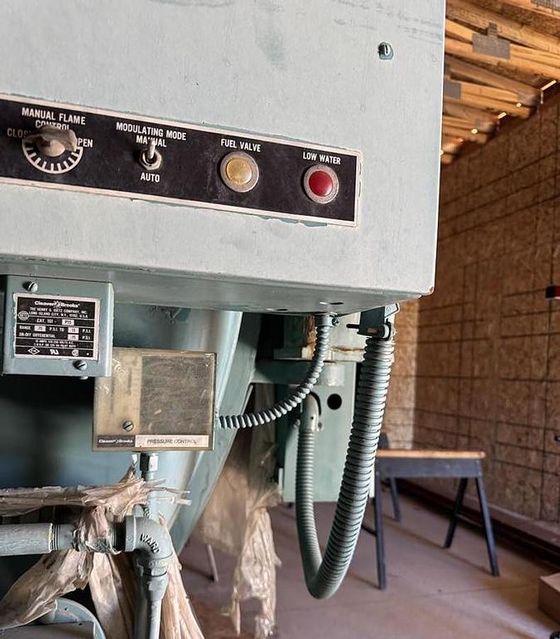 Used Cleaver Brooks 250HP 15PSI CB Packaged Low Pressure Steam Boiler - Model CBLE - Rebuilt