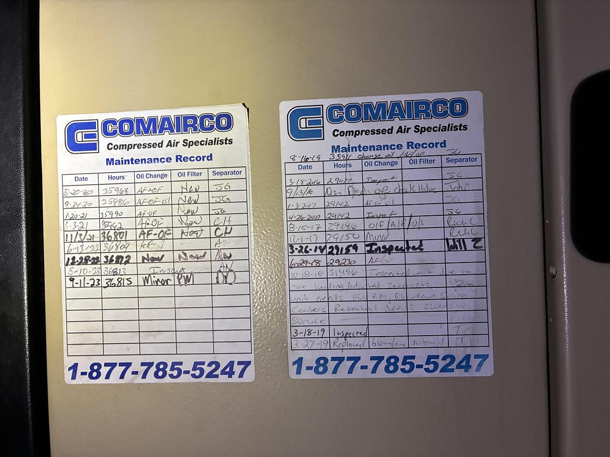 Used Ingersoll Rand NIRVANA IRN125H-OF Oil-Free Rotary Screw Air Compressor