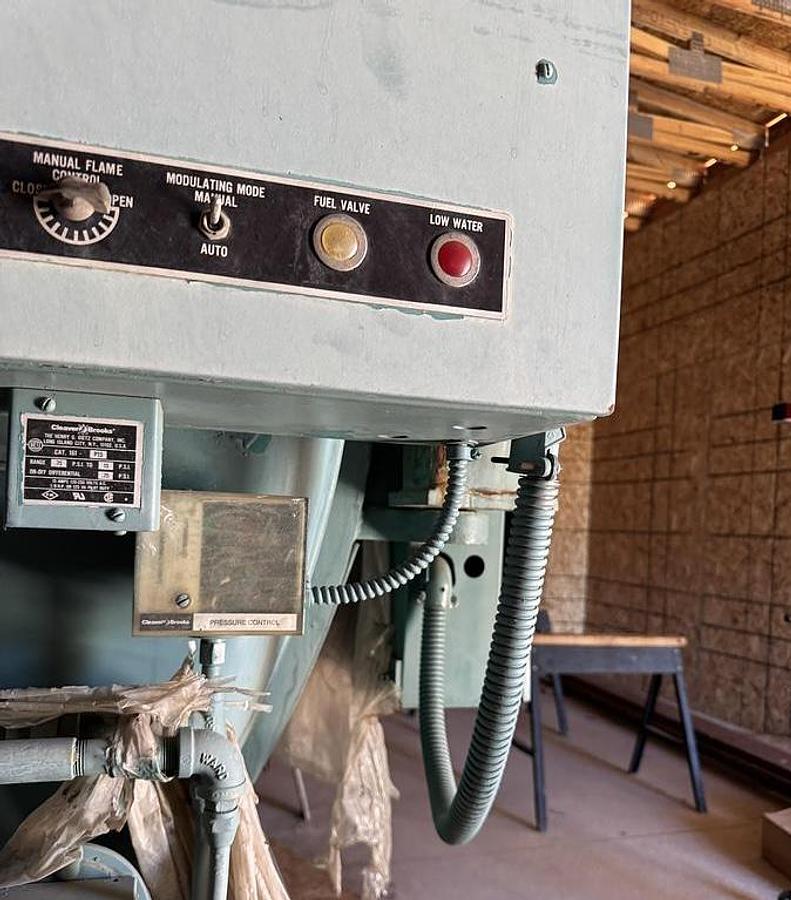 Used Cleaver Brooks 250HP 15PSI CB Packaged Low Pressure Steam Boiler - Model CBLE - Rebuilt