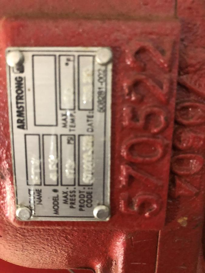 Used Armstrong Commercial Pump Station with Expansion Tank and VFD Controls