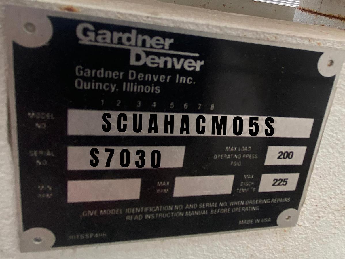 Used Gardner Denver EAU99AA 250 HP 125 PSI Electra-Saver Rotary Screw Air Compressor SN S657041 2022