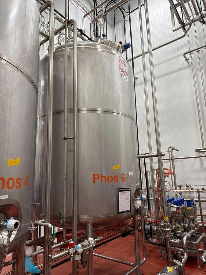 Used 2022 JBT A&B Process Systems Stainless Steel Jacketed Tank with Mixer — MAWP 14.9 PSI @ 200°F — S/N 2106760303C