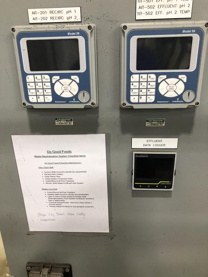 Used PROASYS Industrial Water Treatment System with Chemical Feed Equipment