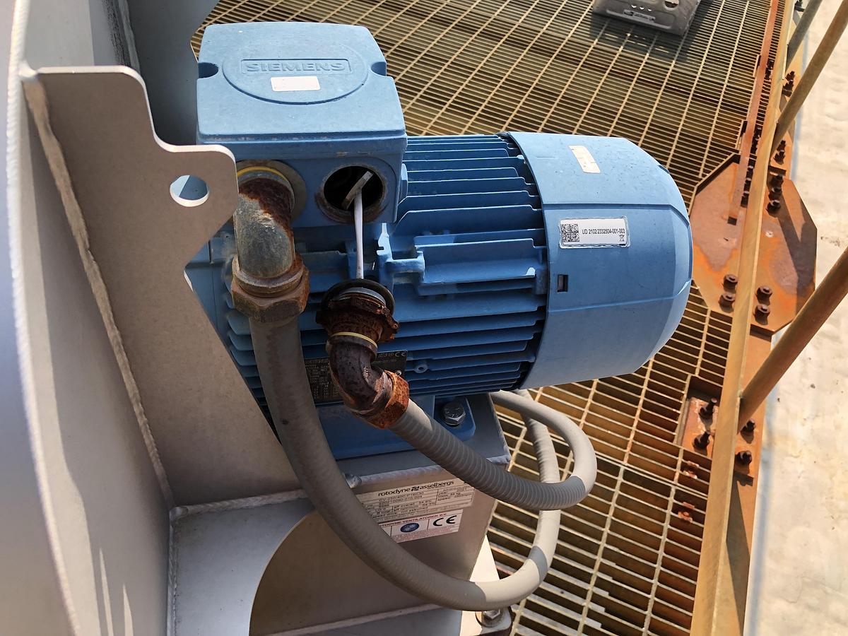 Used Rotodyne CV-250/400-P16K30 Centrifugal Fan with Vertical Discharge System (2021)