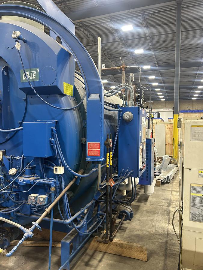 Used Cleaver Brooks CBLE-200-350-150ST 350 HP 150 PSI Packaged Steam Boiler Low NOx 2015