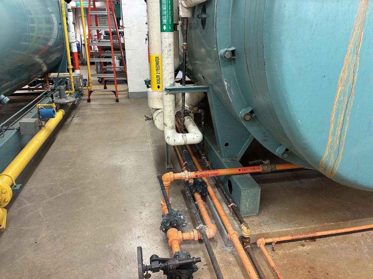 Used 2002 Cleaver Brooks CB 350 HP Steam Boiler – 15 PSI with Advanced Honeywell Controls