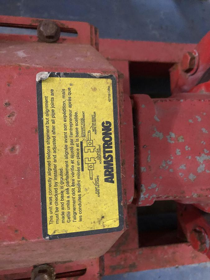 Used Armstrong Commercial Pump Station with Expansion Tank and VFD Controls
