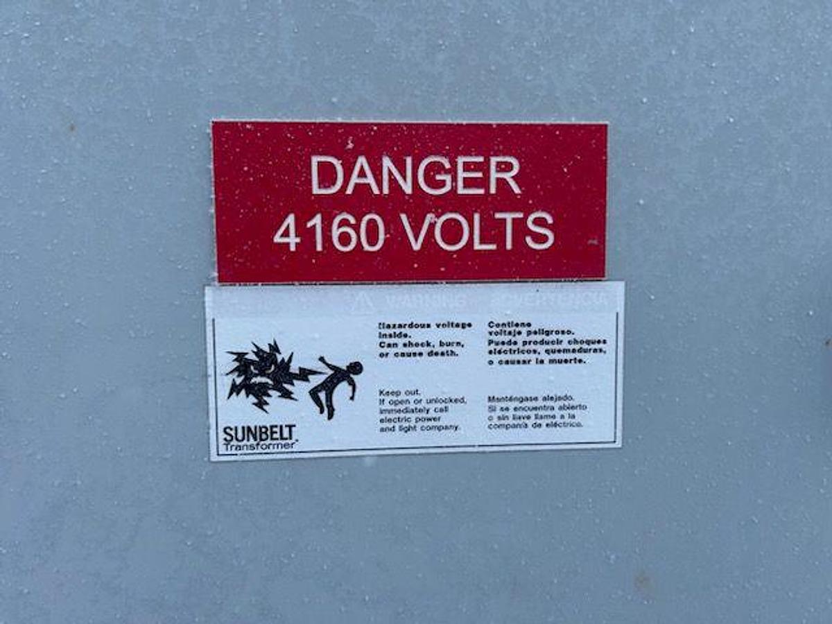 Used Pad-Mounted Transformers - MEC 3 MVA & Sunbelt 1500 KVA - 4160V to 480Y/277V - 3-Phase (2014)