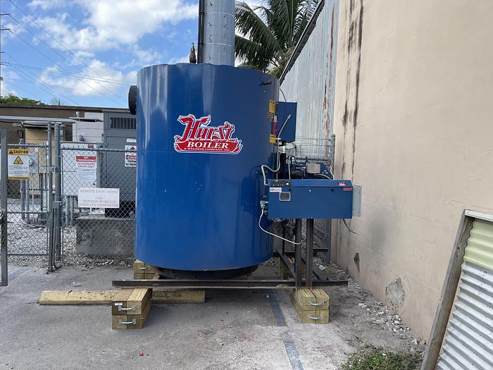 Used 2014 Hurst 70 HP high-pressure steam boiler 150 PSI