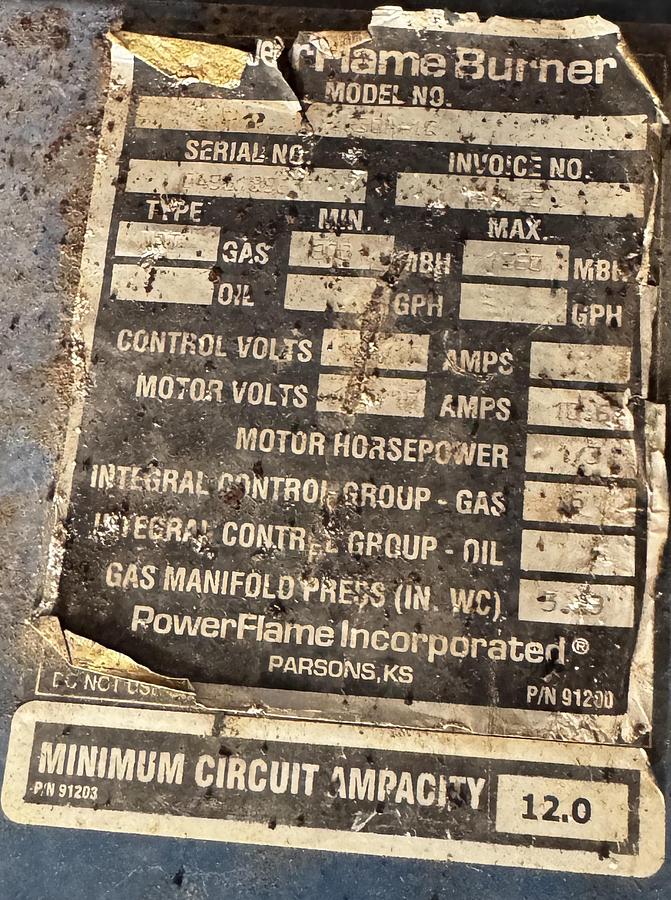 Used Unilux 28HP 150PSI Flexible Water Tube Steam Boiler 2F 100 HS in 20-Foot Container