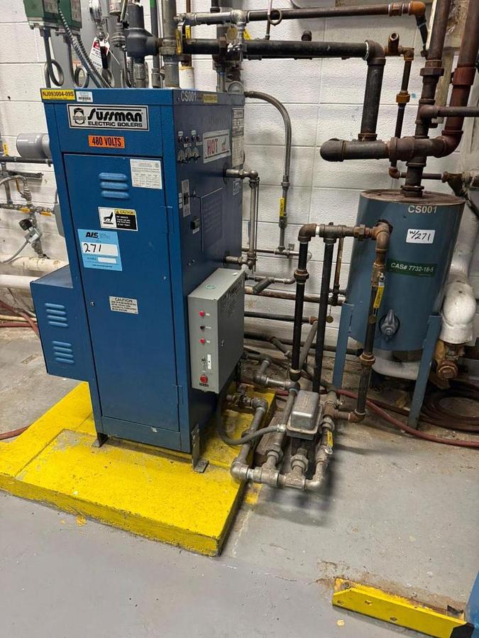 Used Sussman SSB100 Electric Steam Boiler - 102 kW, 480V 3-Phase, ASME, National Board (Serial# N6-13488)